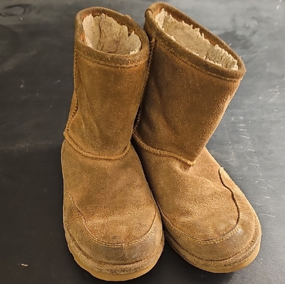 BearPaw Tan Kids Boots